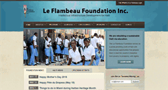 Desktop Screenshot of leflambeau-foundation.org