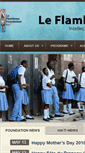 Mobile Screenshot of leflambeau-foundation.org