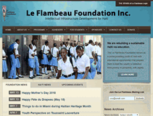 Tablet Screenshot of leflambeau-foundation.org